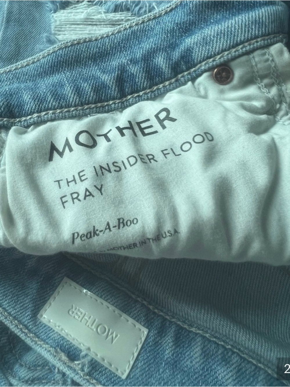 MOTHER Light Blue Boot Cut Jeans - Picture 2 of 7